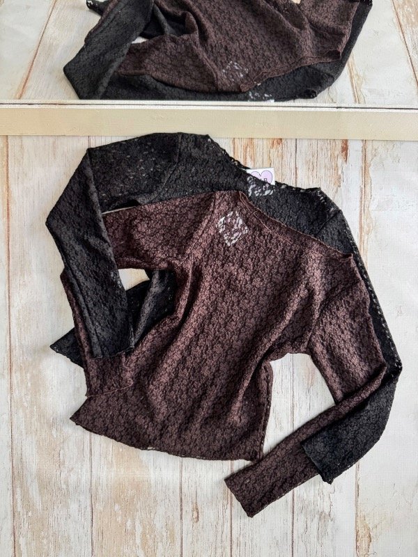 Producto - Top encaje en punta ML
