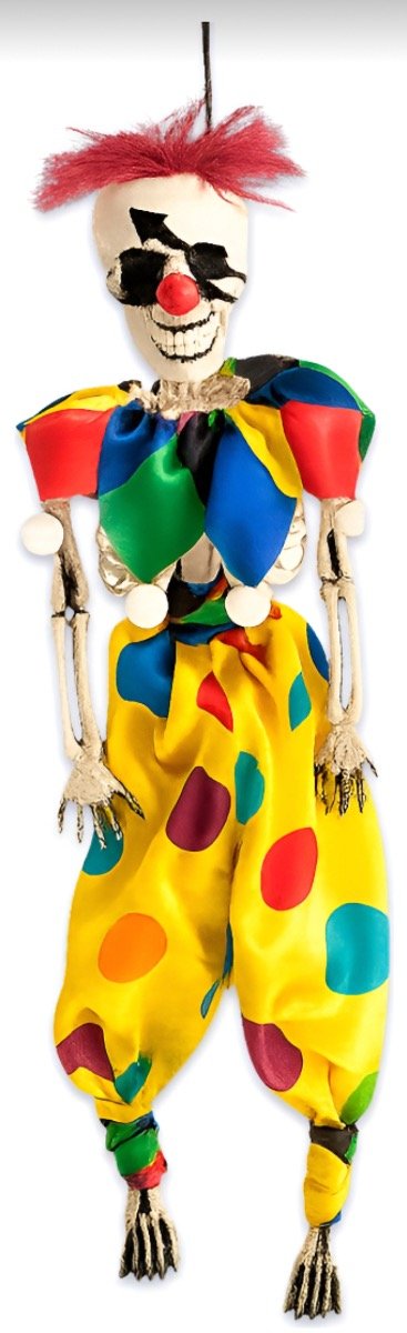 Producto - Payaso jopo colgante 40 x 12.5 x 6.5cm