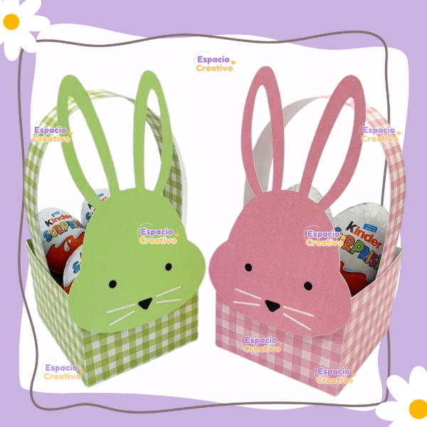Producto - Canasta - Conejo de pascuas - Canva