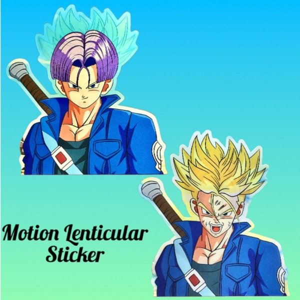 Producto - Sticker Lenticular Dragon Ball Z Trunks