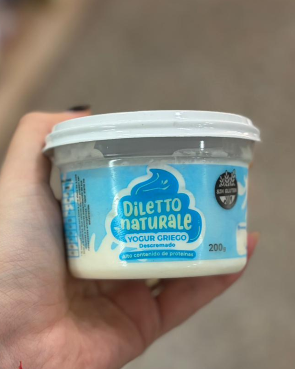 Producto - Yogur griego descremado "Diletto"