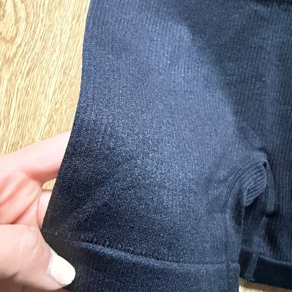 Short seamless negro acanalado — imagen 5