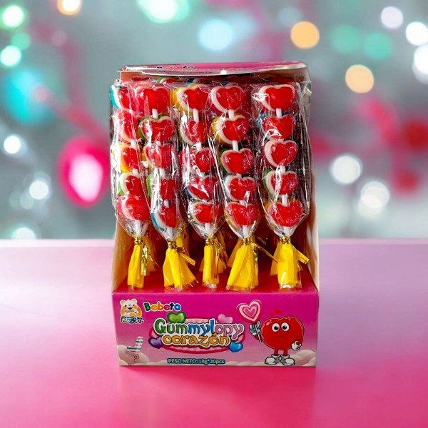 Producto - CHUPETIN DE CORAZONES X20 PCS