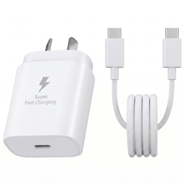 Producto - Cargador con Cable Usb-C a Usb-C - Carga Rápida 35W - Blanco - Aitech