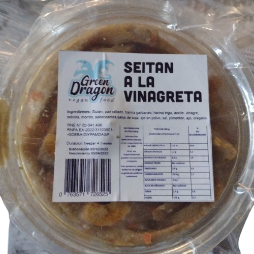 Producto - Seitan a la vinagreta Green dragon