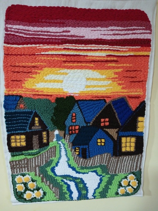 Producto - Tapiz de Pared- Atardecer en el pueblo - 3