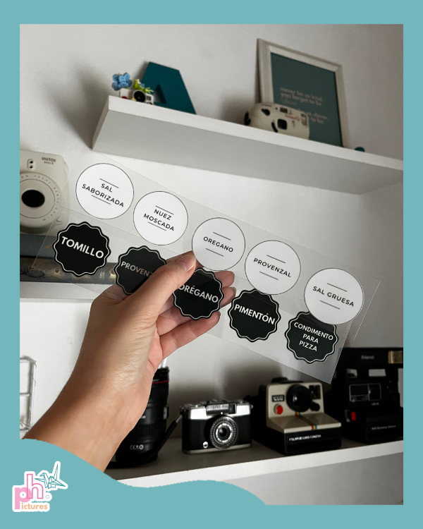 Producto - stickers para condimentos - dtf uv - 0
