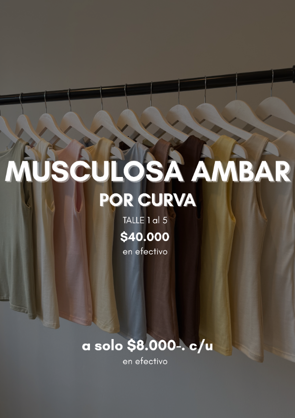 Musculosa AMBAR - Hueso — imagen 6