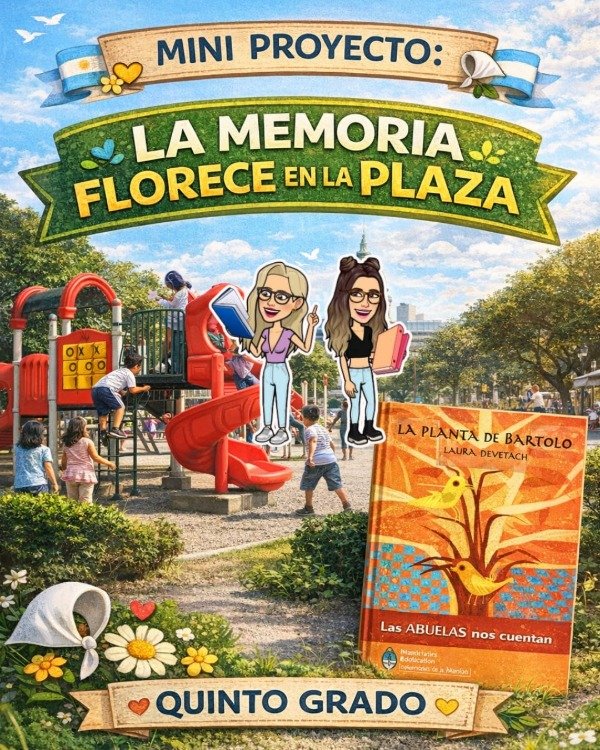 Producto - MINI PROYECTO. LA PLANTA DE BARTOLO. La memoria florece en la plaza