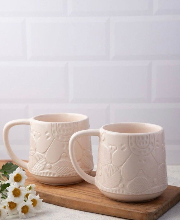 Producto - Taza Flores caladas