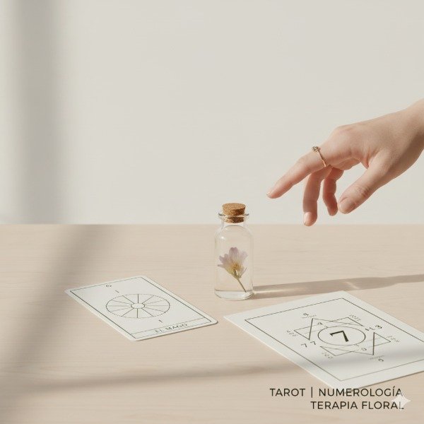 Producto - CARTA ARCANO NUMEROLOGICA FLORAL 2026
