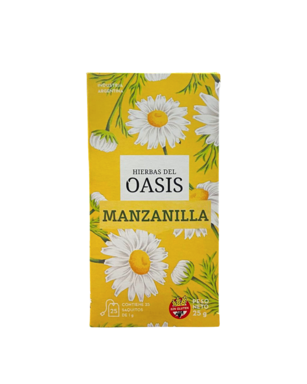 Producto - TÉ DE MANZANILLA OASIS 25 SAQUITOS