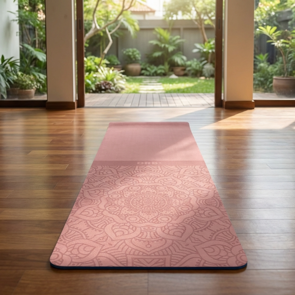 Producto - Yoga Mat TPE 6mm Impresa DRB - Colchoneta Rosa
