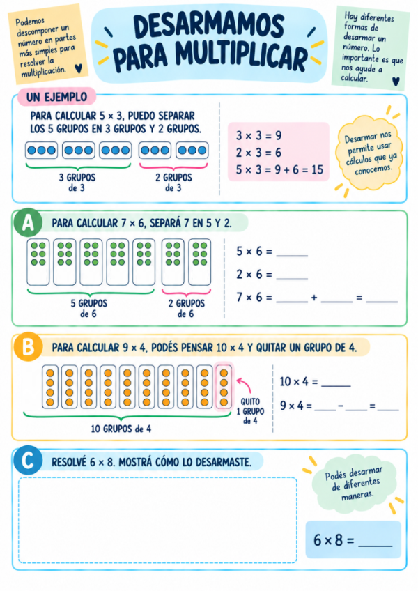 Producto - Multiplicación, división y resolución de problemas - 9