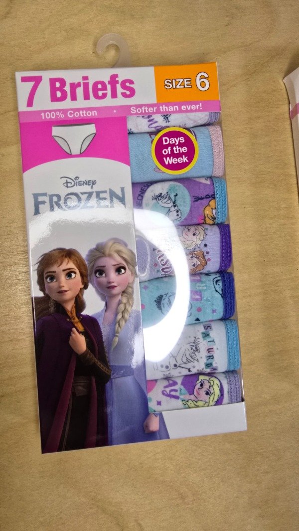 Producto - Bombachas - Disney Frozen - Pack x7 Talle 6