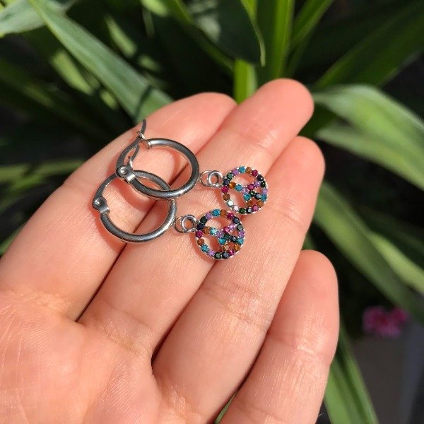 Producto - Aros Paz Cubic Colores
