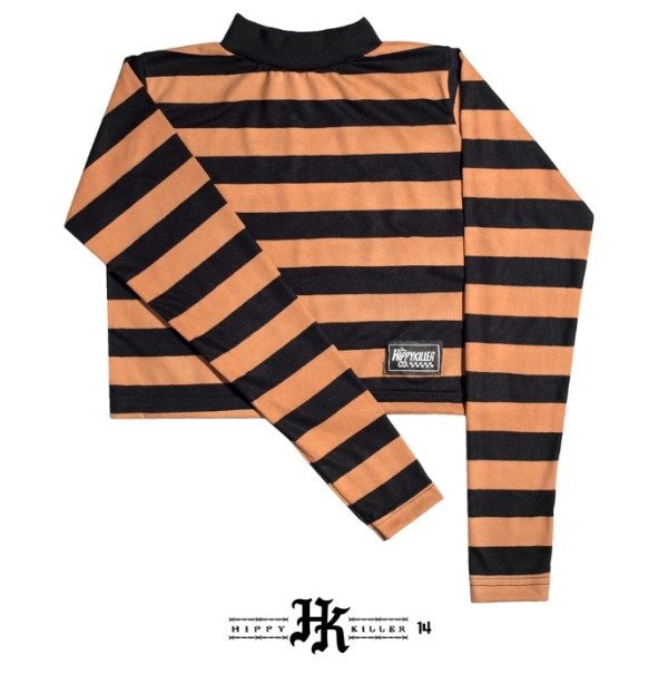 Producto - polera rayada cortita HK