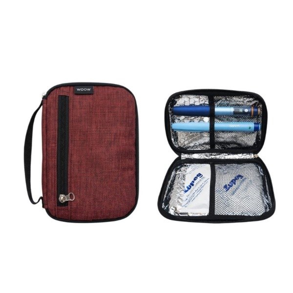 Producto - ESTUCHE CONTENEDOR con gel refrigerante - ROJO - 0