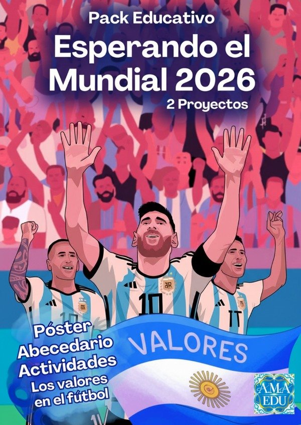 Producto - Pack Educativo: Esperando el Mundial de Fútbol 2026
