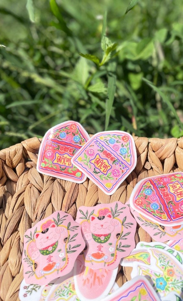 Producto - Sticker  diseño Agradecimiento