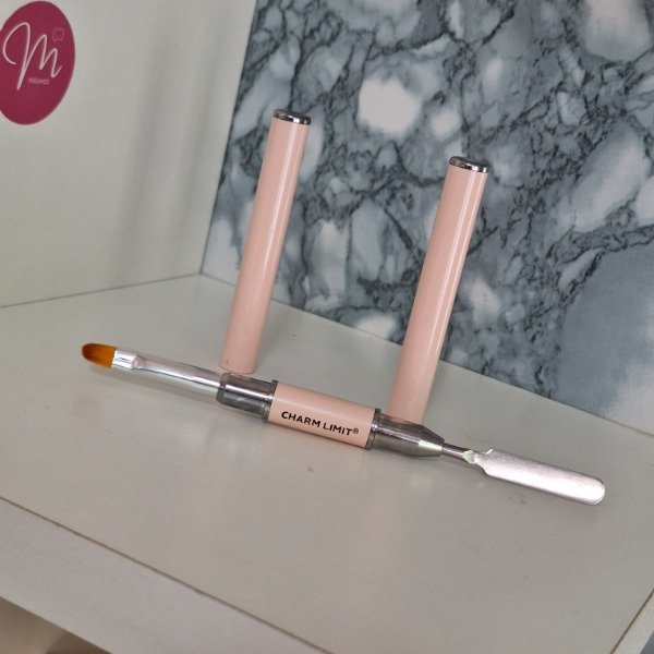 Producto - Pincel para polygel con tapa y espatula Charm Limit