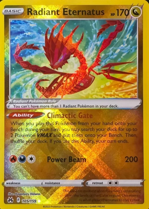 Producto - Radiant Eternatus - 105/159 - Crown Zenith - Holo