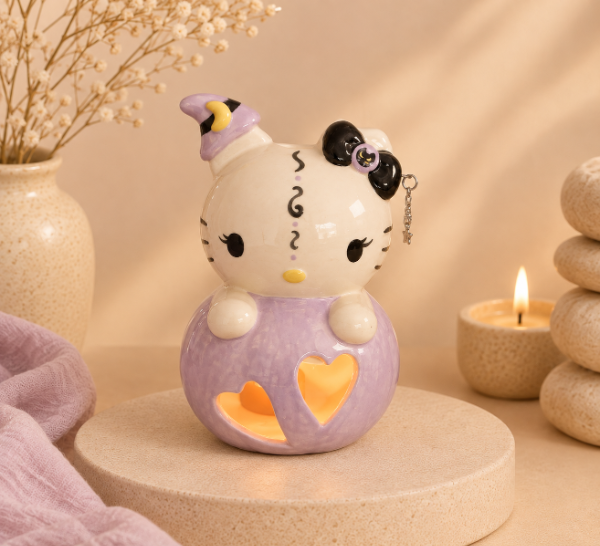 Producto - hornito kitty bruja lila - 0