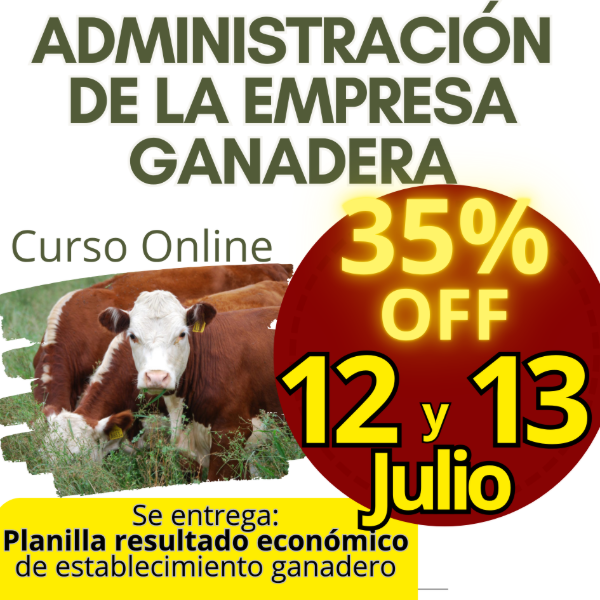 Producto - Curso online Administración de la Empresa Ganadera