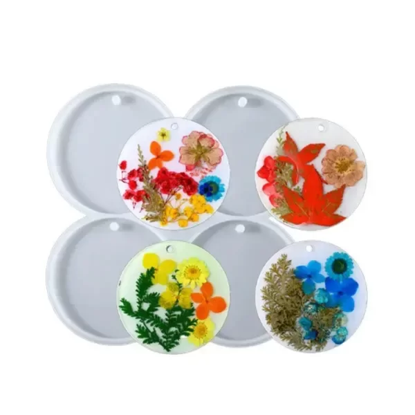 Producto - Molde 4 circulos de 7,5 cm con perforación - 1