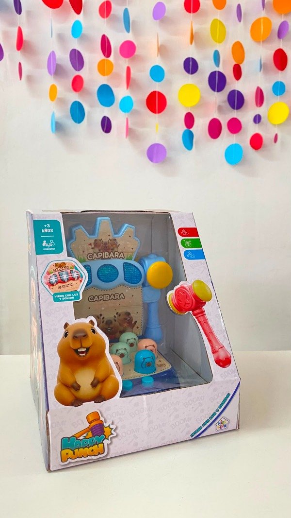 Producto - Happy punch capibara con luz y sonido- Wi