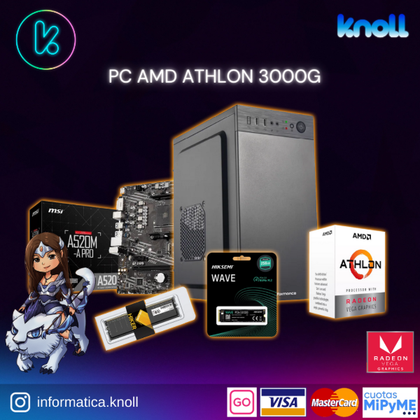Producto - PC AMD Athlon 3000G