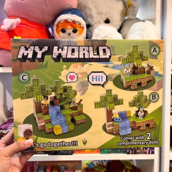 Producto - Bloques magnéticos Minecraft 55 piezas