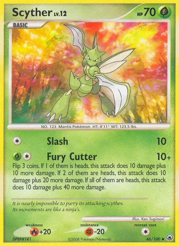 Producto - Scyther 46/100 Diamond and Pearl: Majestic Dawn