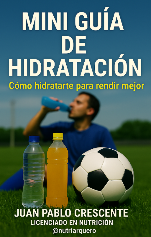 Producto - MINI GUÍA DE HIDRATACIÓN PARA FUTBOLISTAS AMATEUR