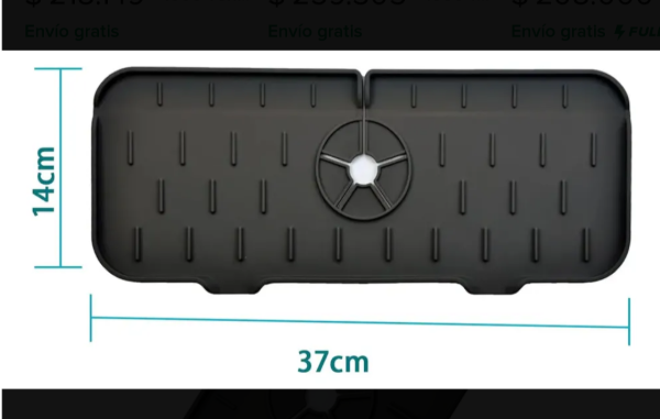 Producto - Escurridor De Silicona Drenaje Canilla Monocomando Cocina - 2