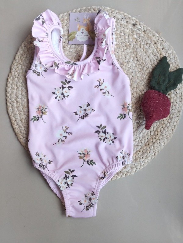 Producto - Malla Enteriza Rosa Ramo