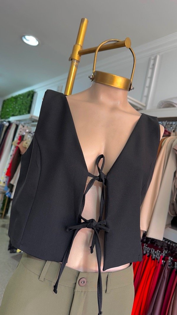 Producto - CHALECO SASTRERO P ATAR NEGRO