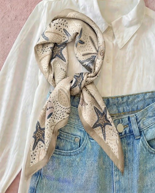 Producto - FOULARD SARDINE'S BEIGE