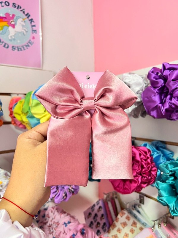 Producto - MOÑO SATEN ROSA VIEJO