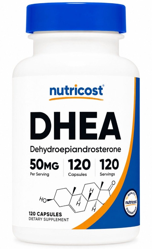 Producto - Nutricost - DHEA (deshidroepiandrosterona) 50mg x  120capsulas