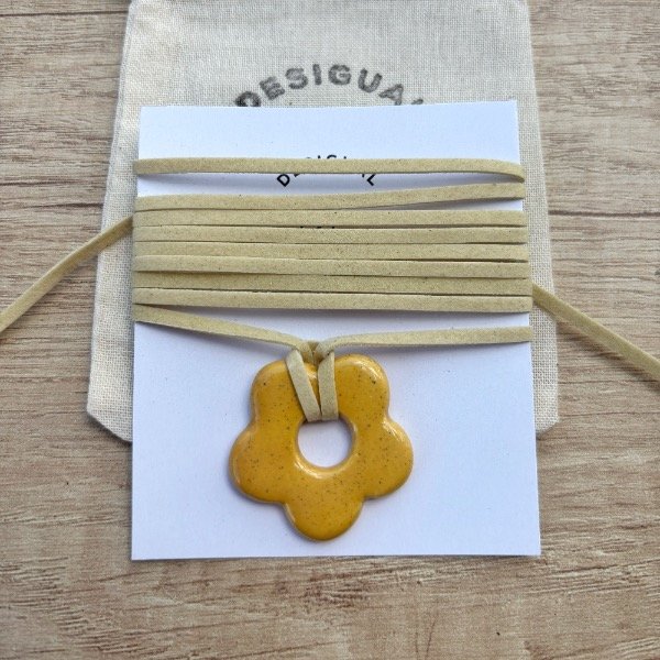 Producto - Choker Florencia Ocre