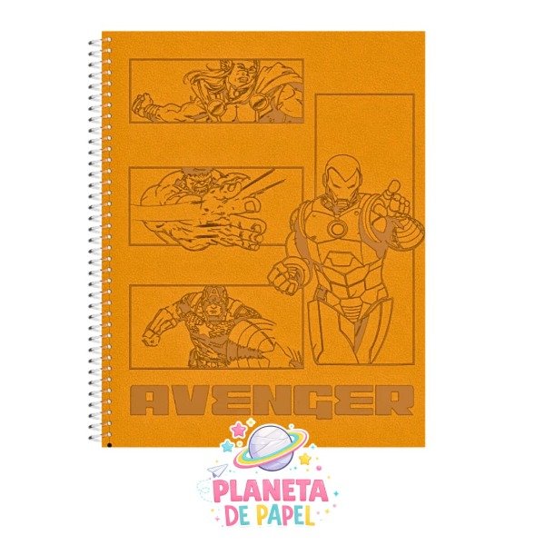 Producto - Cuaderno Universitario T/d Avenger Historieta 21x19cm 80hjs Ray