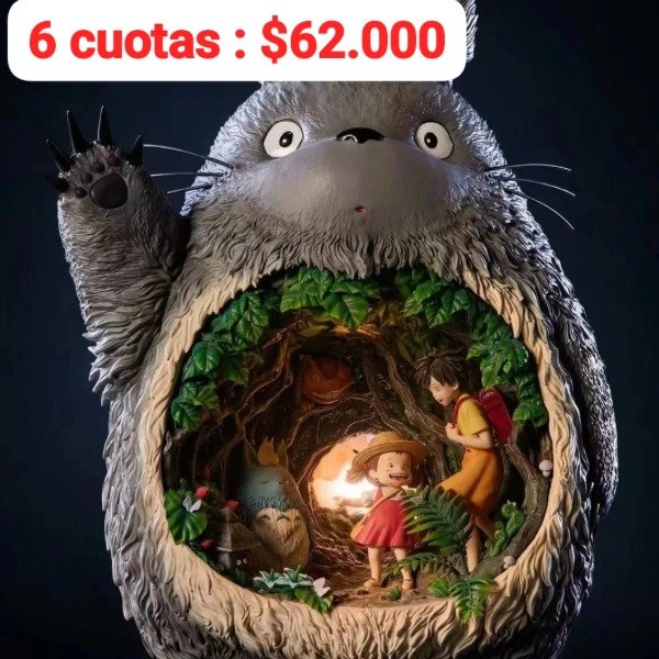 Producto - Figura Diorama Ghibli Totoro 31 cm Con luz