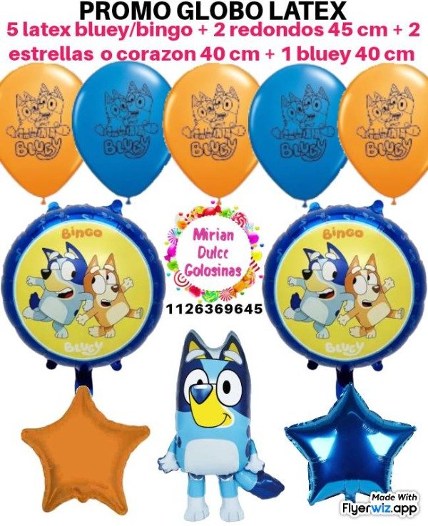 Producto - Promo globo bluey chico