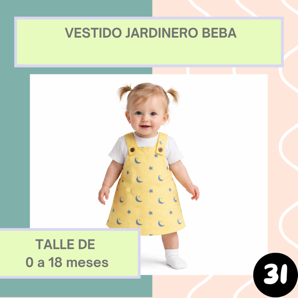 Producto - Vestido Jardinero Beba
