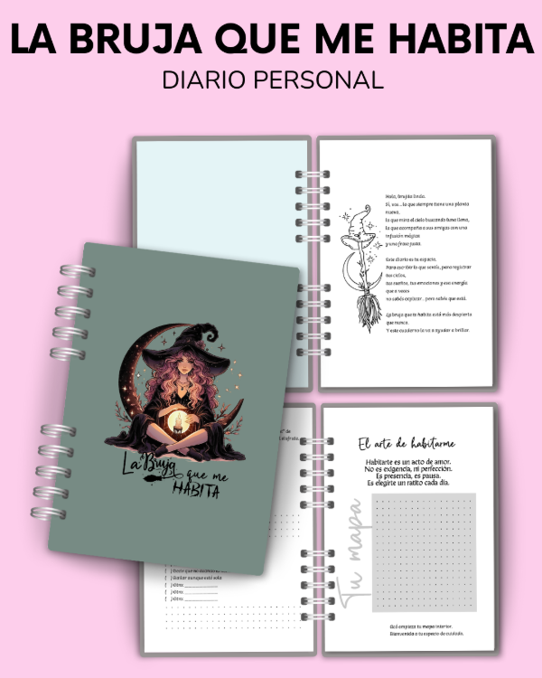 Producto - LA BRUJA QUE ME HABITA - Diario personal