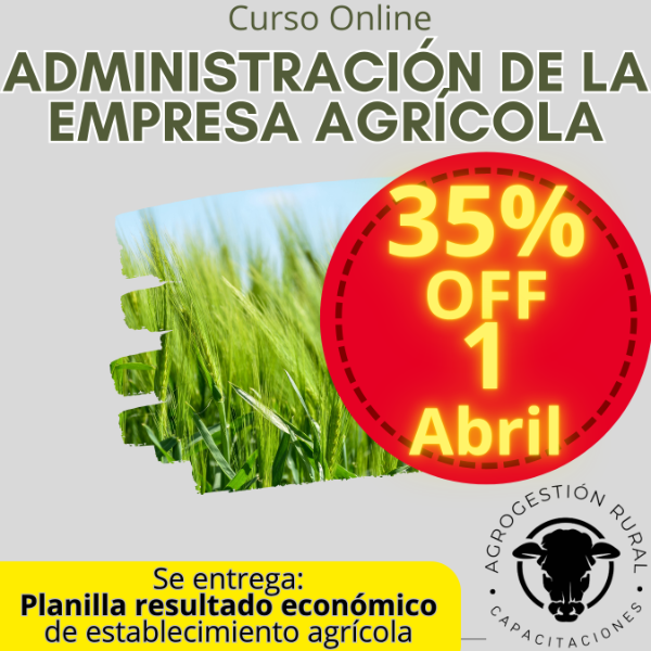 Producto - Curso Online Administración de la empresa agrícola