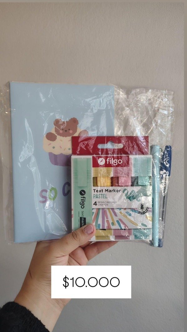 Producto - Combo papelería 8