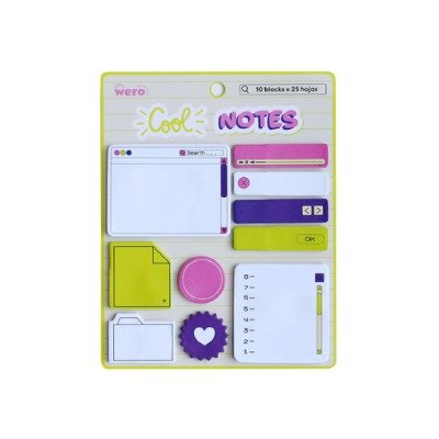 Producto - Set de notas adhesivas -WERO-