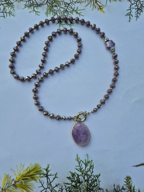 Producto - Colgante velvet amatista